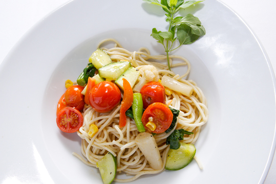 Gemüse-Spaghetti (Quelle: Foto: Land OÖ, Linschinger