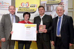 Urkundenverleihung Gesunde Küche durch Landeshauptmann Dr.Josef Pühringer